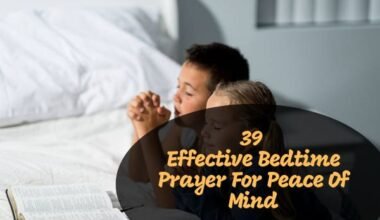 Bedtime Prayer For Peace Of Mind