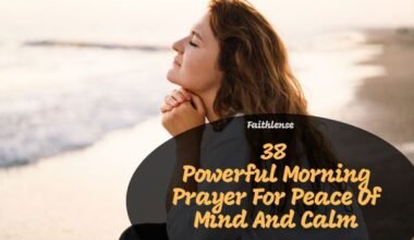 Morning Prayer For Peace Of Mind And Calm