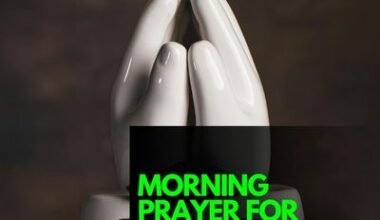 Morning Prayer for Protection Today