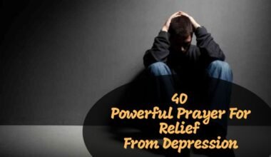 Prayer For Relief From Depression