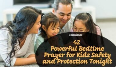 Bedtime Prayer for Kids Safety and Protection Tonight