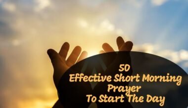 Short Morning Prayer To Start The Day