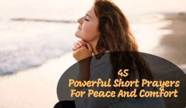 Short Prayers For Peace And Comfort