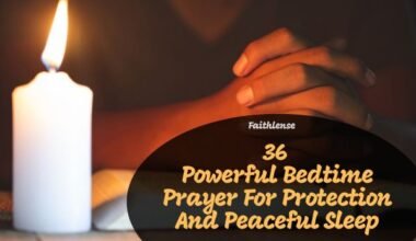 Bedtime Prayer For Protection And Peaceful Sleep