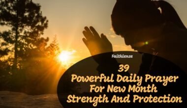 Daily Prayer For New Month Strength And Protection