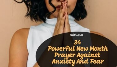 New Month Prayer Against Anxiety And Fear