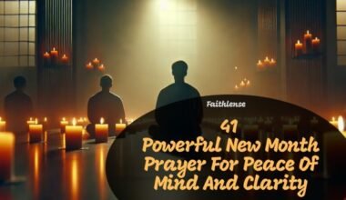 New Month Prayer For Peace Of Mind And Clarity