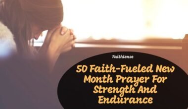 New Month Prayer For Strength And Endurance