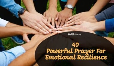 Prayer For Emotional Resilience