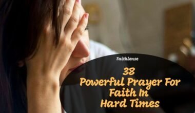Prayer For Faith In Hard Times