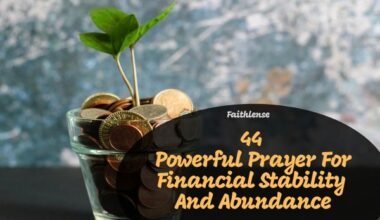Prayer For Financial Stability And Abundance