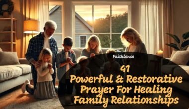 Prayer For Healing Family Relationships