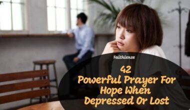 Prayer For Hope When Depressed Or Lost