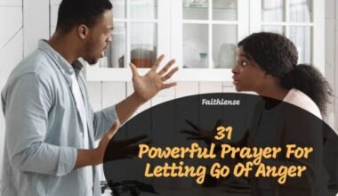 Prayer For Letting Go Of Anger