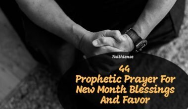 Prayer For New Month Blessings And Favor