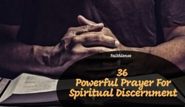 Prayer For Spiritual Discernment