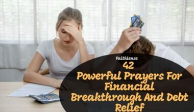Prayers For Financial Breakthrough And Debt Relief