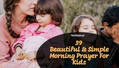Simple Morning Prayer For Kids