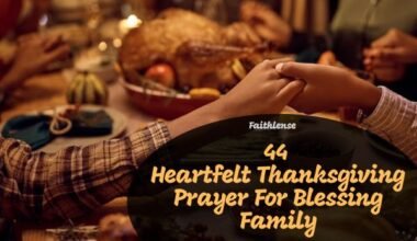 Thanksgiving Prayer For Blessing Family
