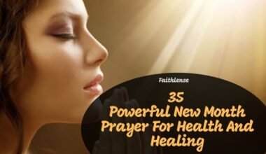 New Month Prayer For Health And Healing